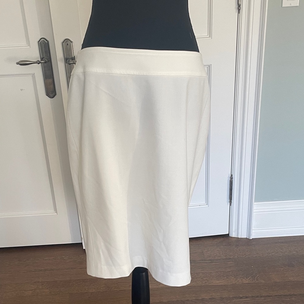 Tahari ASL Elegant White Women's Skirt ☀️SJ